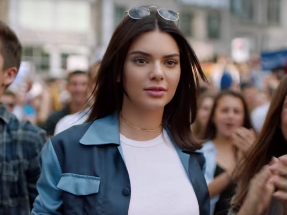 Kendall Jenner in an advertisement for Pepsi