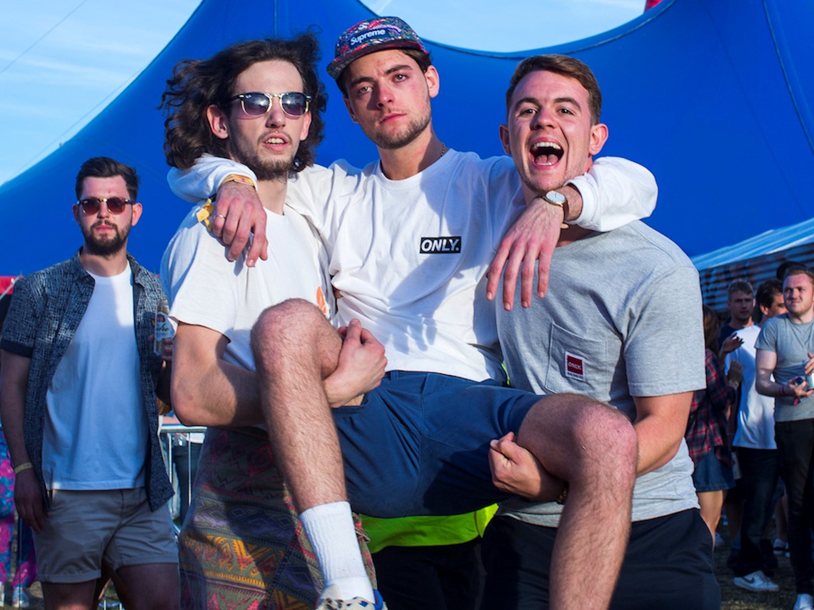 ravers at Eastern Electrics festival