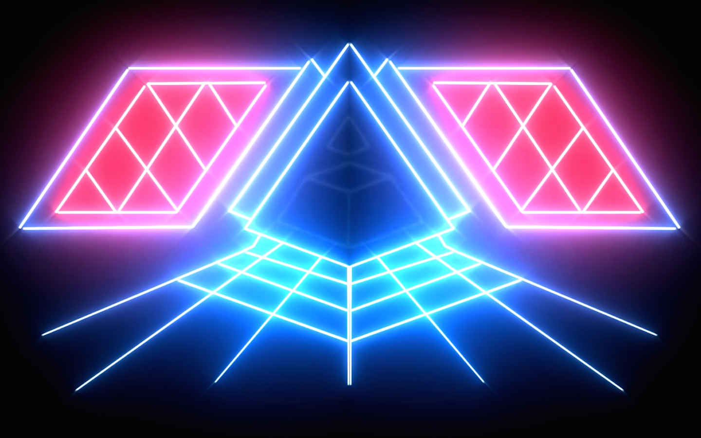 Daft punk neon lights