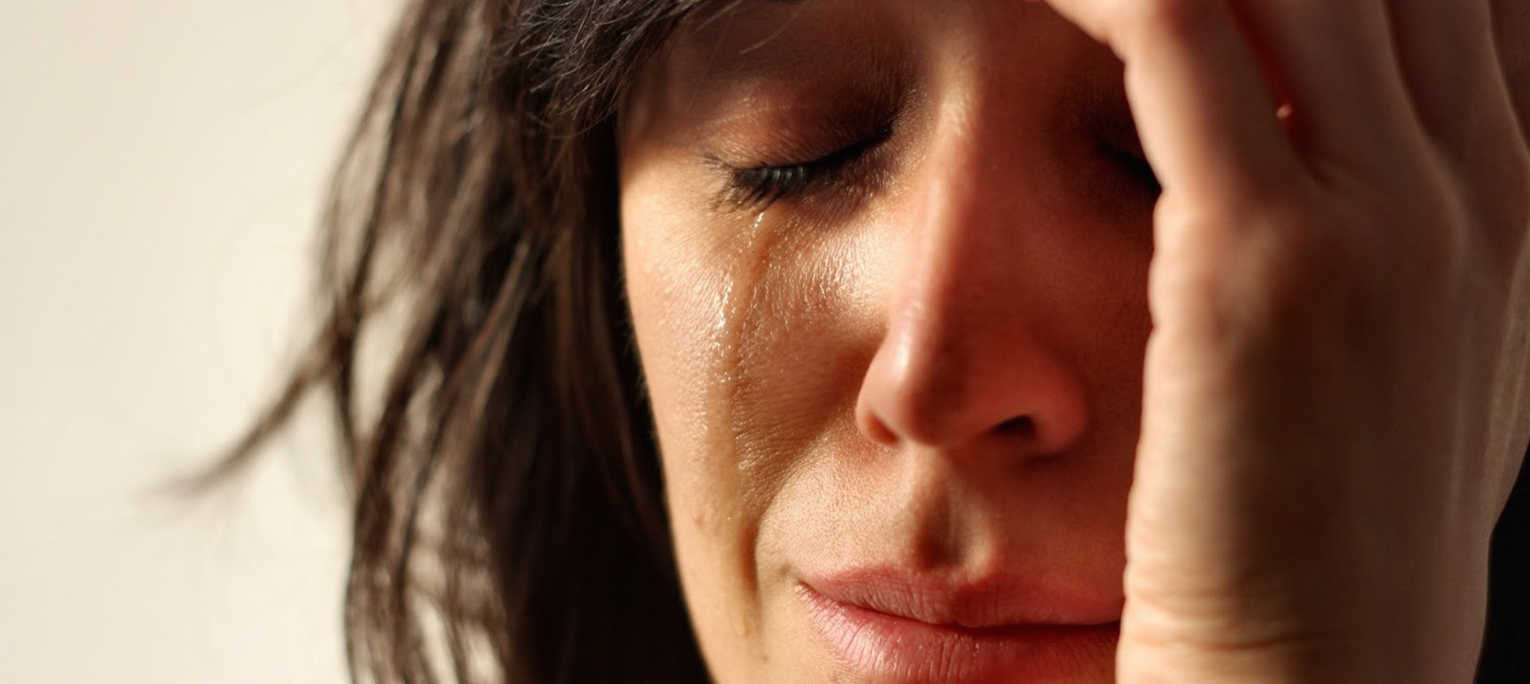 Woman crying