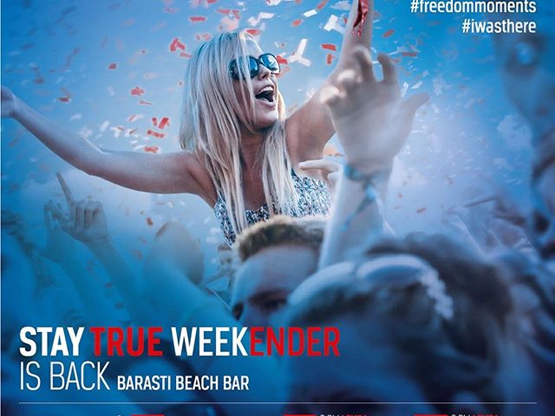 Stay True weekender flyer
