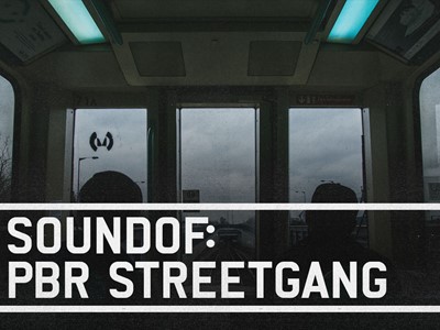 SoundOf: PBR Streetgang and ministry of sound graffiti on window