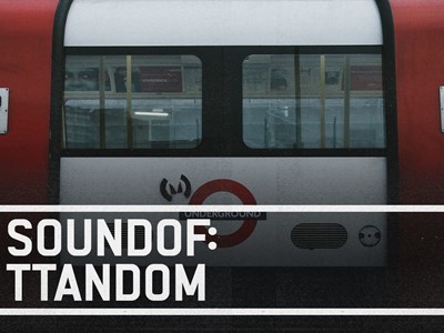 SoundOf: TTandom. Ministry of Sound logo graffitied on london tube
