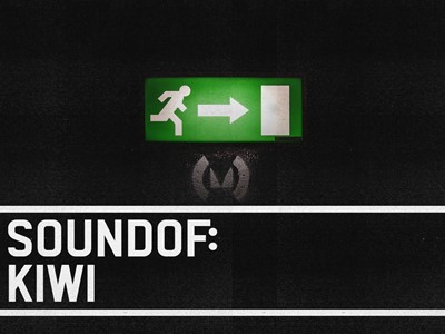 SoundOf: Kiwi. emergency fire exit sign with ministry logo graffiti