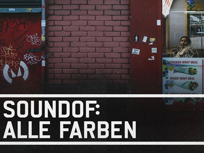 SoundOf: Alle Farben. Ministry of Sound logo graffiti on wall