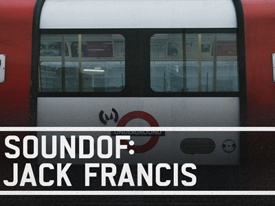 SoundOf: Jack Francis. Ministry of Sound logo graffitied on London Tube