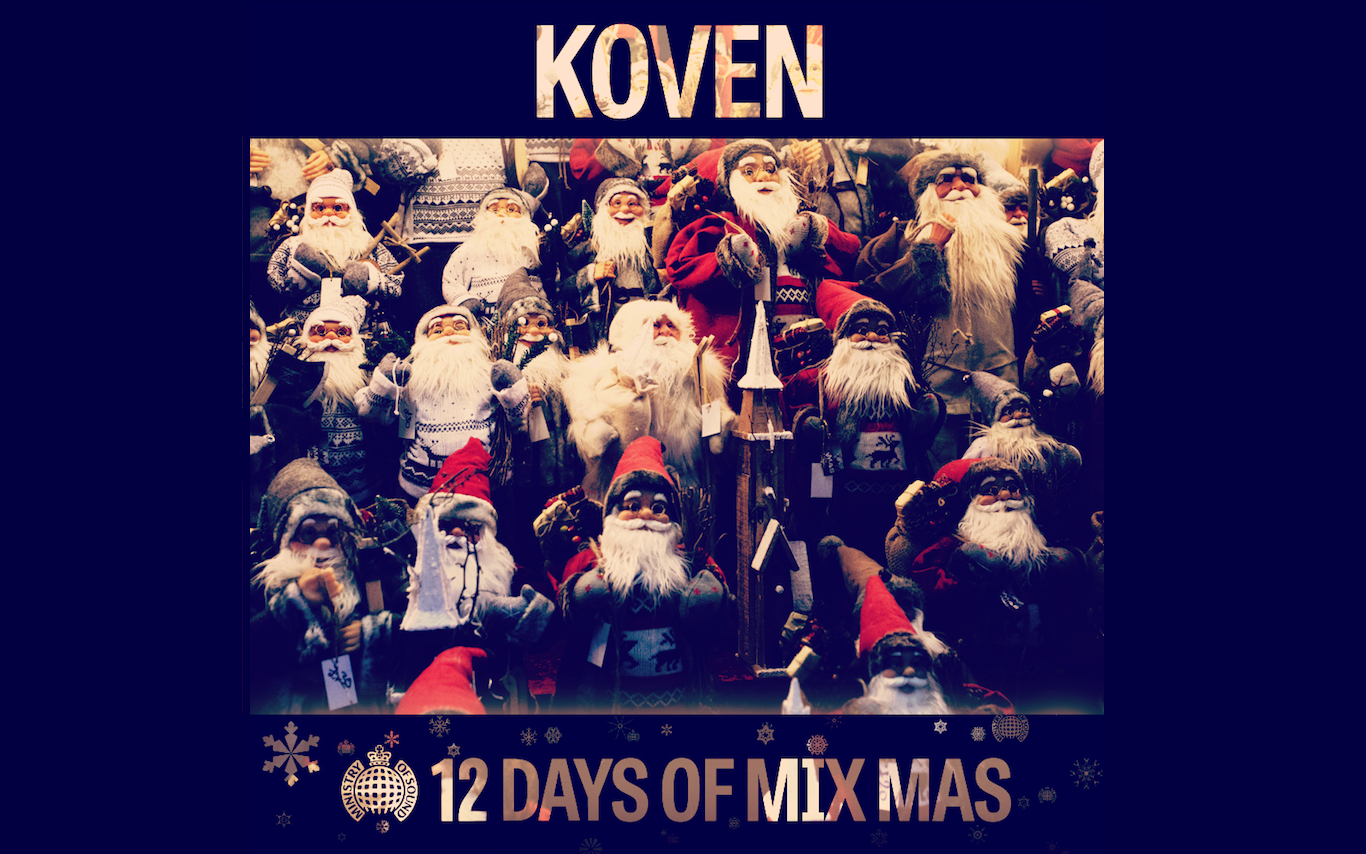 Artwork for Koven 12 Days of Mix Mas mix