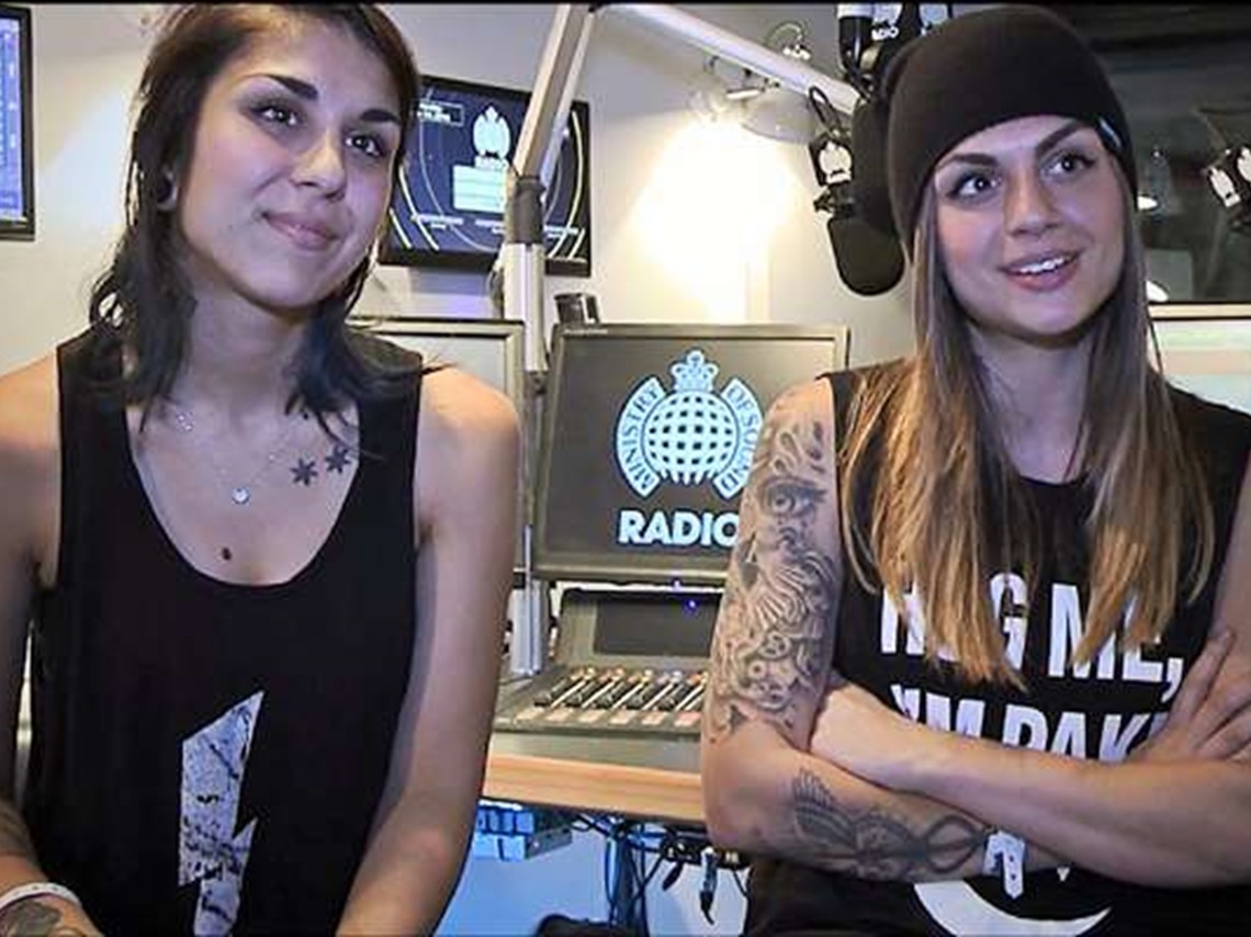 Krewella in the ministry of Sound radio studios