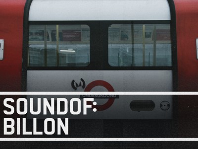SoundOf: Billon. Ministry of Sound logo graffitied on London Tube