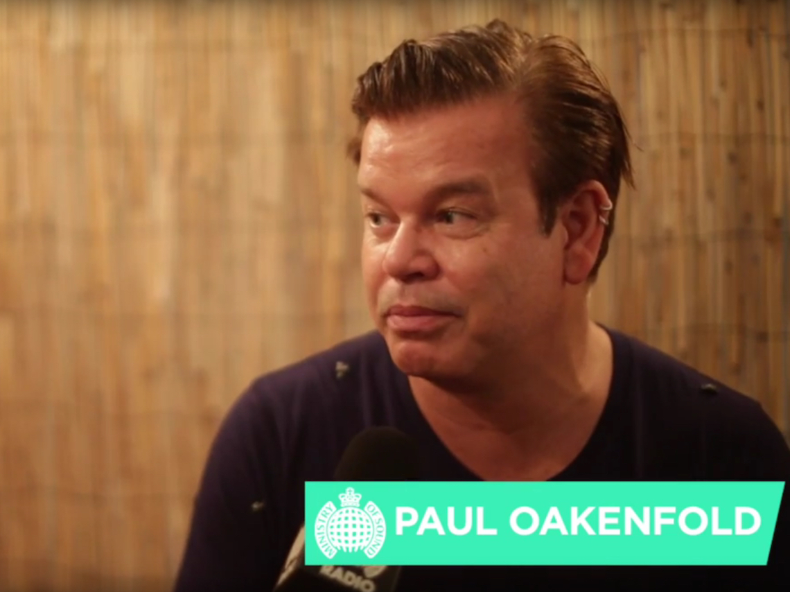 Paul Oakenfold Chats to Ministry of Sound at SW4 Festival on Clapham Common in London