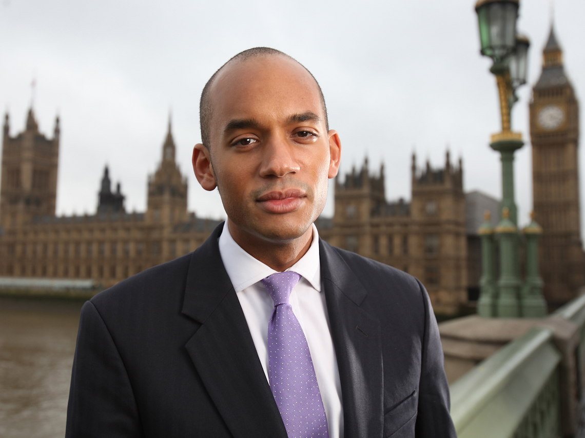 Labour MP Chuka Umunna at Westminster