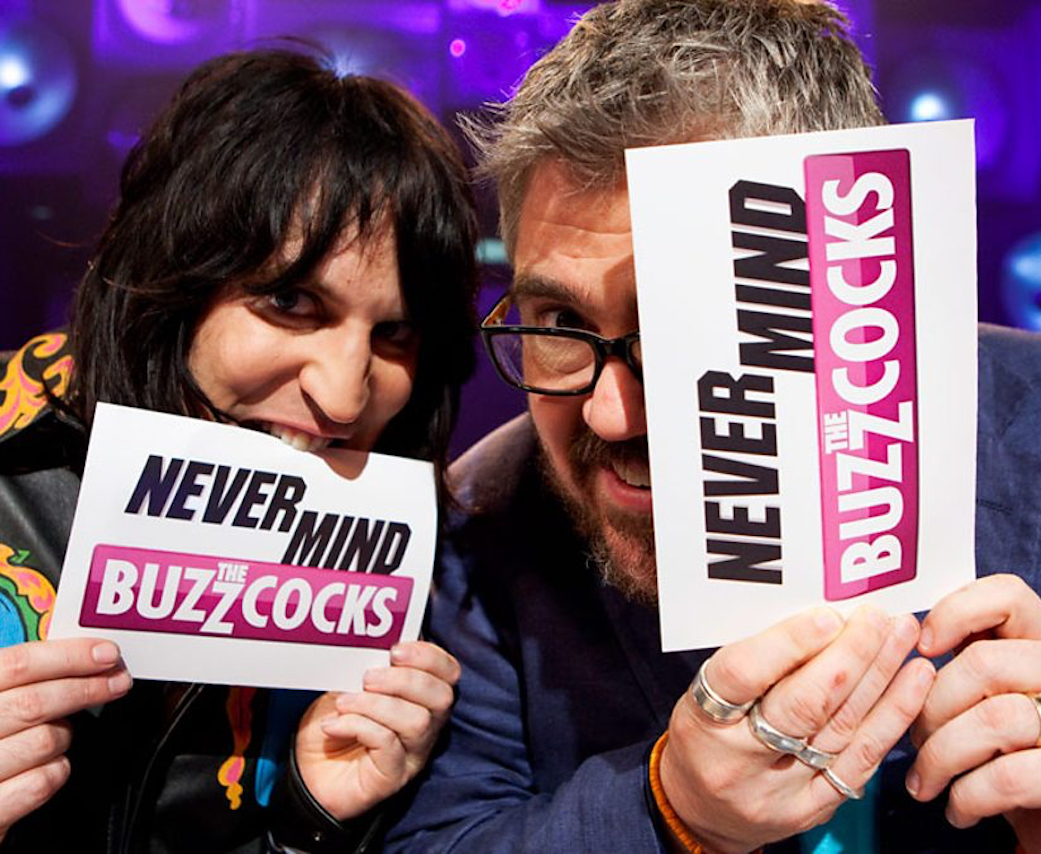 Noel Fielding Phil Jupitus on Never Mind The Buzzcocks