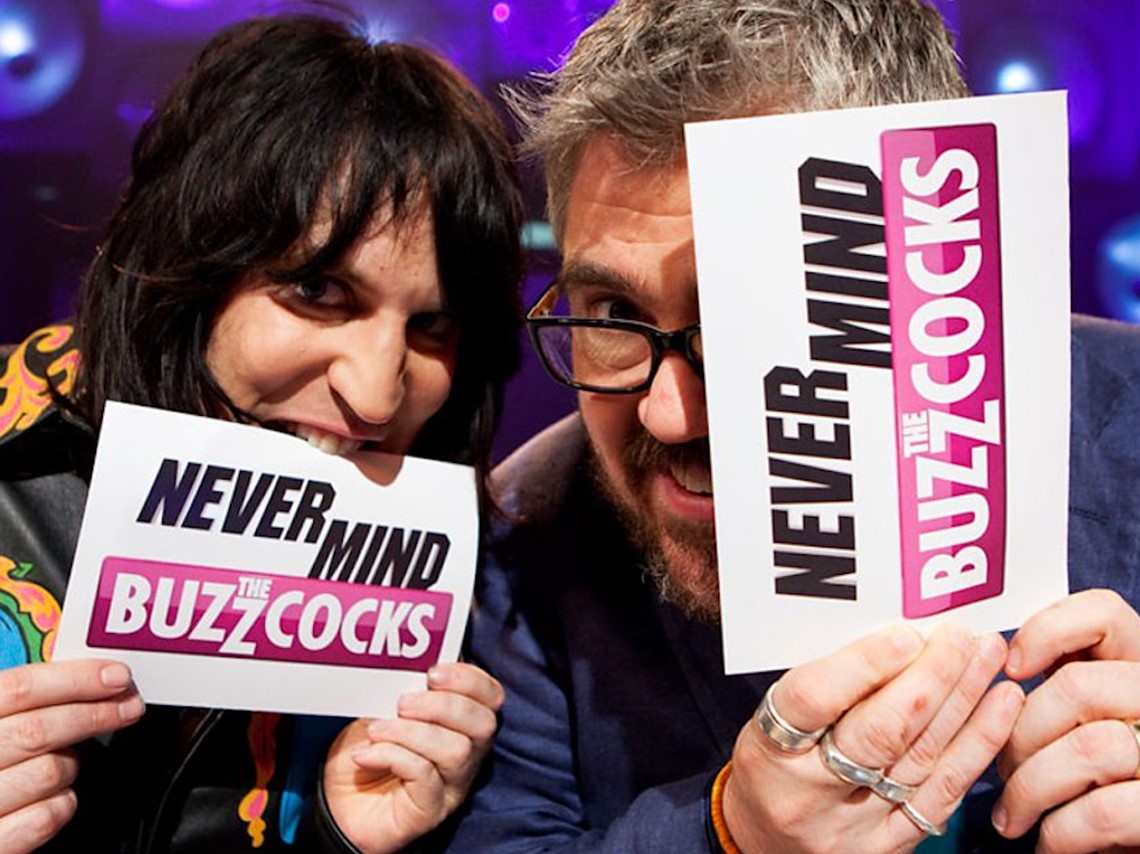Noel Fielding Phil Jupitus on Never Mind The Buzzcocks