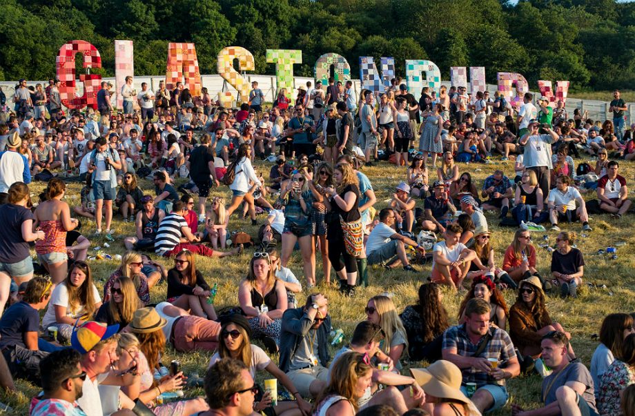 Crowd at Glastonbury