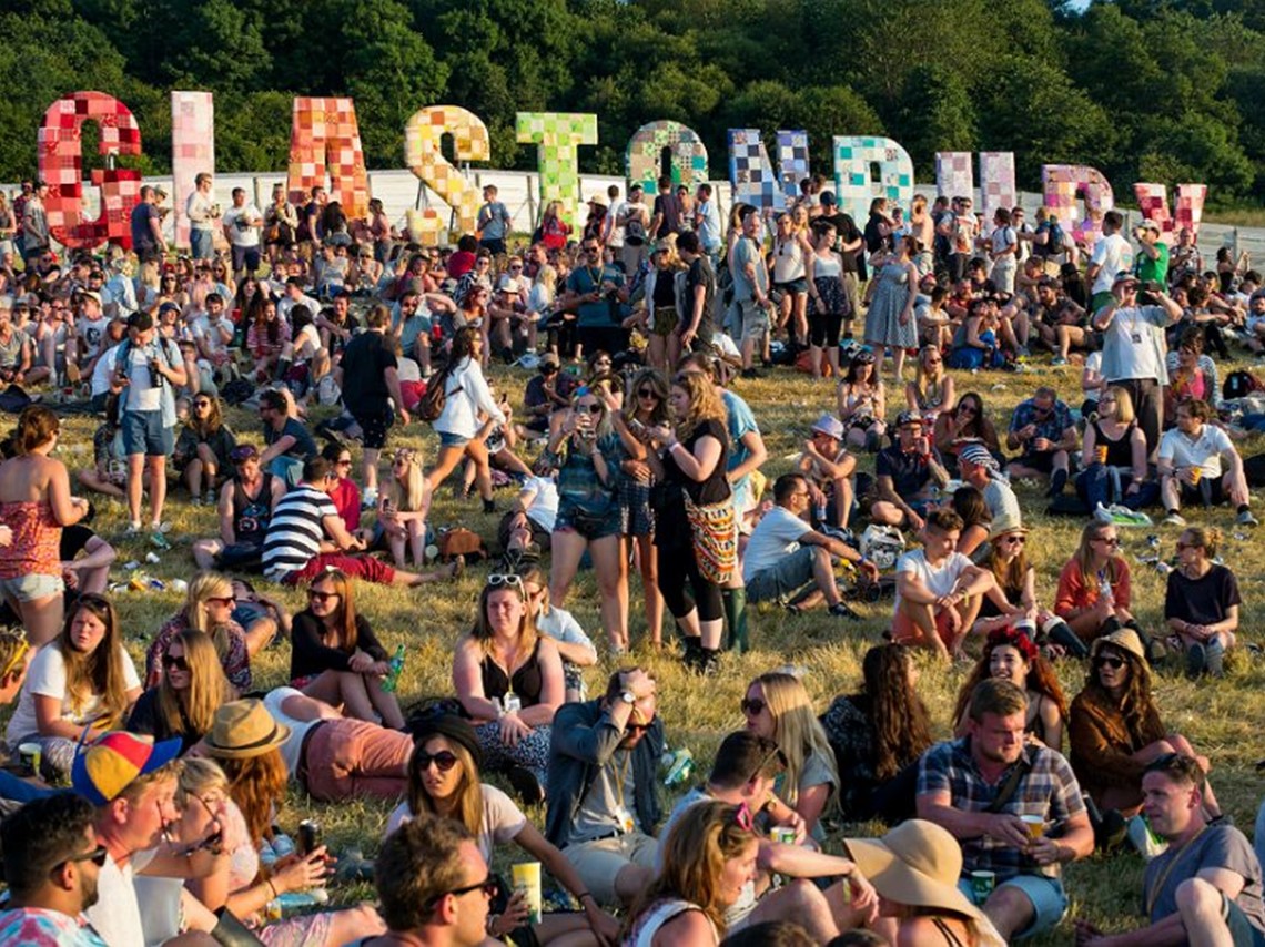 Crowd at Glastonbury