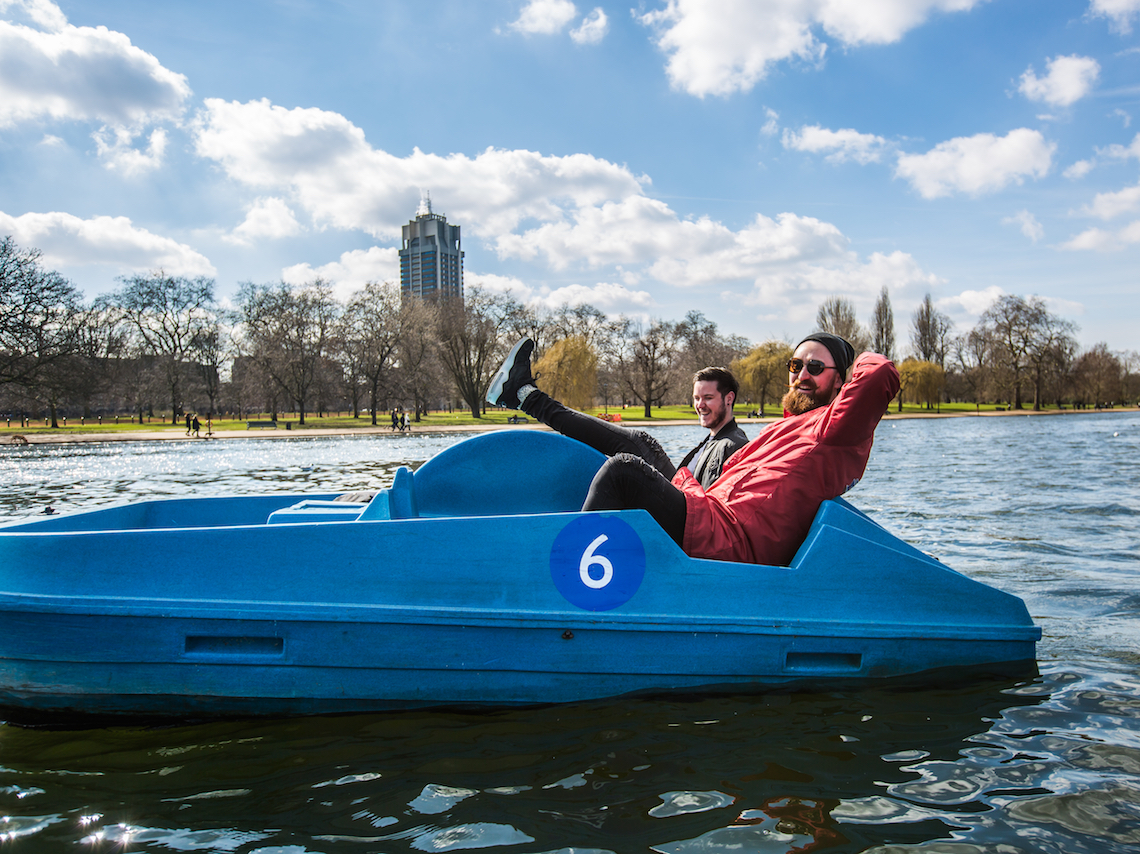 Making Friends With Jacky Pedalo Serpentine Ministry of Sound Peddle Boat
